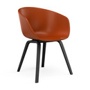 Details Hay About A Chair AAC 22 About A Chair AAC 22, Orange, Eiche schwarz lackiert