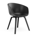 About A Chair AAC 22, schwarz, Eiche schwarz lackiert