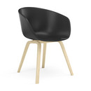 About A Chair AAC 22, Soft black, Eiche lackiert