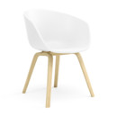 About A Chair AAC 22, weiß, Eiche geseift
