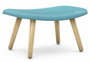 Details Hay About A Lounge Ottoman AAL 03 About A Lounge Ottoman AAL 03, Divina Melange 721 - aqua, Eiche lackiert