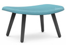 Details Hay About A Lounge Ottoman AAL 03 About A Lounge Ottoman AAL 03, Divina Melange 721 - aqua, Eiche schwarz lackiert