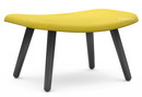 About A Lounge Ottoman AAL 03, Hallingdal 420 - gelb, Eiche schwarz lackiert
