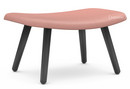 About A Lounge Ottoman AAL 03, Steelcut Trio 515 - rosa, Eiche schwarz lackiert