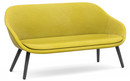 About A Lounge Sofa for Comwell, Hallingdal 420 - gelb, Eiche schwarz lackiert