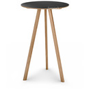 Details Hay Copenhague Round Table CPH20 Copenhague Round Table CPH20, Ø 70 x H 105, Eiche, matt lackiert, Linoleum schwarz