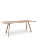 Copenhague Table CPH30, L 200 x B 90 x H 74, Eiche lackiert, Eichefurnier