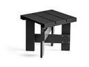 Crate Low Table, Kiefer schwarz lackiert