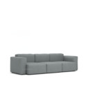 Mags Soft Sofa Kombination 1, 3 Sitzer, Hallingdal - hellgrau