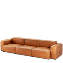 Mags Soft Sofa Kombination 1, 3 Sitzer, Leder Silk 250 - cognac