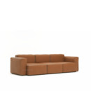 Mags Soft Sofa Kombination 1, 3 Sitzer, Leder Sense - cognac