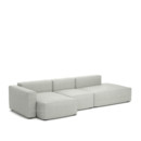 Mags Soft Sofa Kombination 4, Armlehne links, Hallingdal 110 - weiß/grau