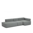 Mags Soft Sofa Kombination 4, Armlehne rechts, Hallingdal 166 - schwarz/weiß