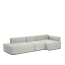 Mags Soft Sofa Kombination 4, Armlehne rechts, Hallingdal - weiß/grau