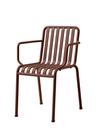 Details Hay Palissade Chair Palissade Chair, Iron red, Mit Armlehnen