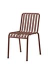 Palissade Chair, Iron red, Ohne Armlehnen