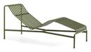 Palissade Chaise Longue, Olive, Ohne Auflage, Ohne Nackenkissen