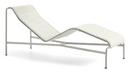 Palissade Chaise Longue, Sky grey, Mit Auflage, Ohne Nackenkissen