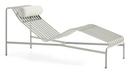 Palissade Chaise Longue, Sky grey, Ohne Auflage, Mit Nackenkissen