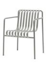 Palissade Dining Armchair, Hellgrau