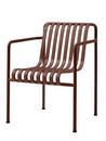 Details Hay Palissade Dining Armchair Palissade Dining Armchair, Iron red
