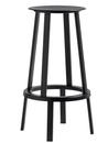 Revolver Bar Stool, Barvariante: Sitzhöhe 76 cm, Schwarz