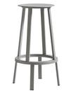 Revolver Bar Stool, Barvariante: Sitzhöhe 76 cm, Sky grey