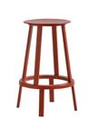 Revolver Bar Stool, Küchenvariante: Sitzhöhe 65 cm, Rot