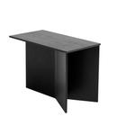 Slit Beistelltisch Holz, H 35,5 x L 49,3 x T 27,5 cm, Black lacquered