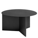 Slit Beistelltisch Metall, H 35,5 x Ø 65 cm, Black powder coated