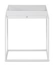 Tray Tables, H 30/34 x B 30 x T 30 cm, White