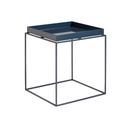 Tray Tables, H 40 x B 40 x T 40 cm, Deep blue - High gloss