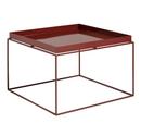 Tray Tables, H 35 x B 60 x T 60 cm, Chocolate - High gloss