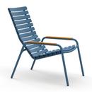 ReCLIPS Lounge Chair, Sky blue, Bambus-Armlehnen