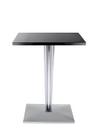 TopTop Esstisch, Eckig H 72 x B 60 x L 60 cm, kratzfestes Werzalit, schwarz