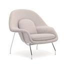 Womb Chair, groß (H 92cm / B 106cm / T 94cm), Stoff Curly - Elfenbein