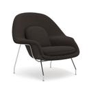 Womb Chair, groß (H 92cm / B 106cm / T 94cm), Stoff Curly - Braun