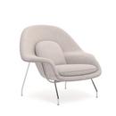 Womb Chair, mittel (H 79cm / B 89cm / T 79cm), Stoff Curly - Elfenbein