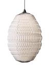 Caleo Pendant, 2: H 56 x Ø 36 cm, White/bronze