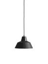 Workshop Lamp, W2 (Ø 28 cm), Schwarz glänzend