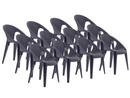 Bell Chair Set, 12er Set, Midnight