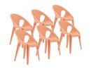 Bell Chair Set, 6er Set, Sunrise