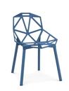 Chair_One, Lackiert blau glänzend, Blau glänzend (5255)