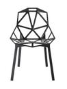Chair_One, Eloxiert schwarz, Schwarz matt (5130)