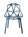 Chair_One, Lackiert blau glänzend, Blau glänzend (5255)