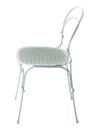 Vigna Chair, Gestell weiß - Sitz weiß / grau
