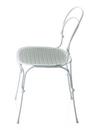 Vigna Chair, Gestell weiß - Sitz weiß / grau