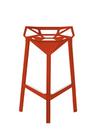 Stool_One, 670 mm Küchenhöhe, Rot matt (5085)