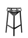 Stool_One, 670 mm Küchenhöhe, Schwarz matt (5130)