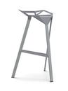 Stool_One, 770 mm Barhöhe, Grau glänzend (5254)